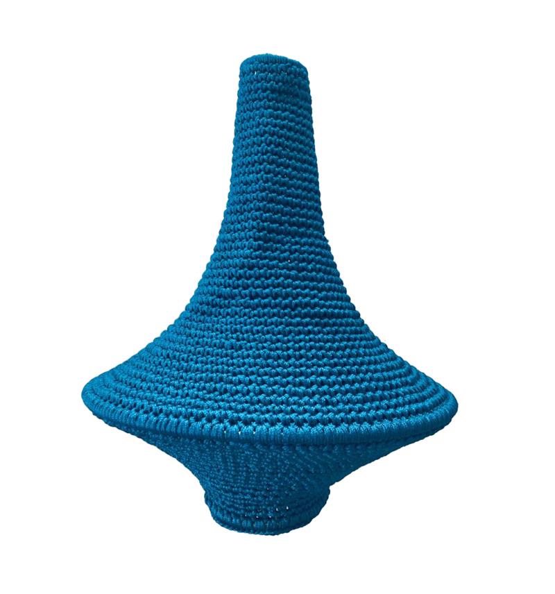 Candeeiro Wahad Crochet Turquesa (pequeno)