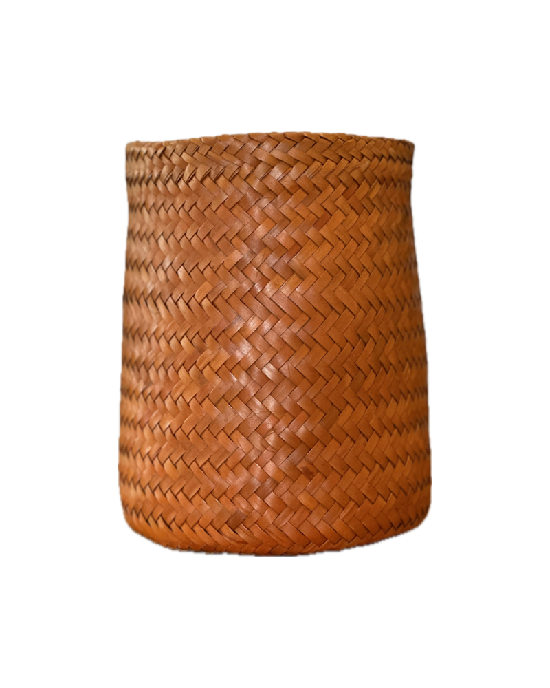 CESTA VASO PEQUENA LARANJA