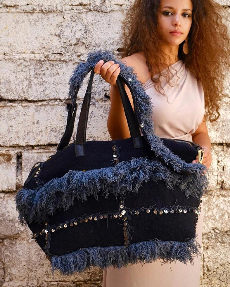 Mala Handira - Khenifra Overnight - Preto & Indigo