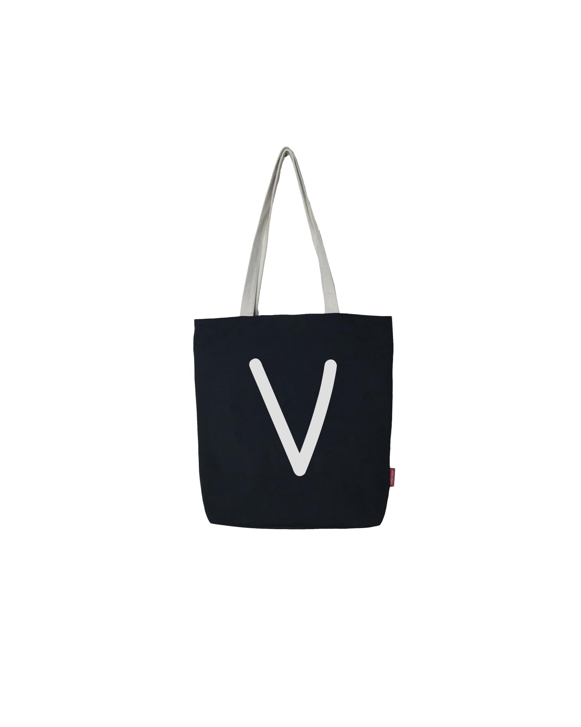 BOLSA GRANDE “V“ preto