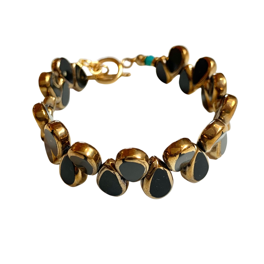 Pulseira cristal - preto