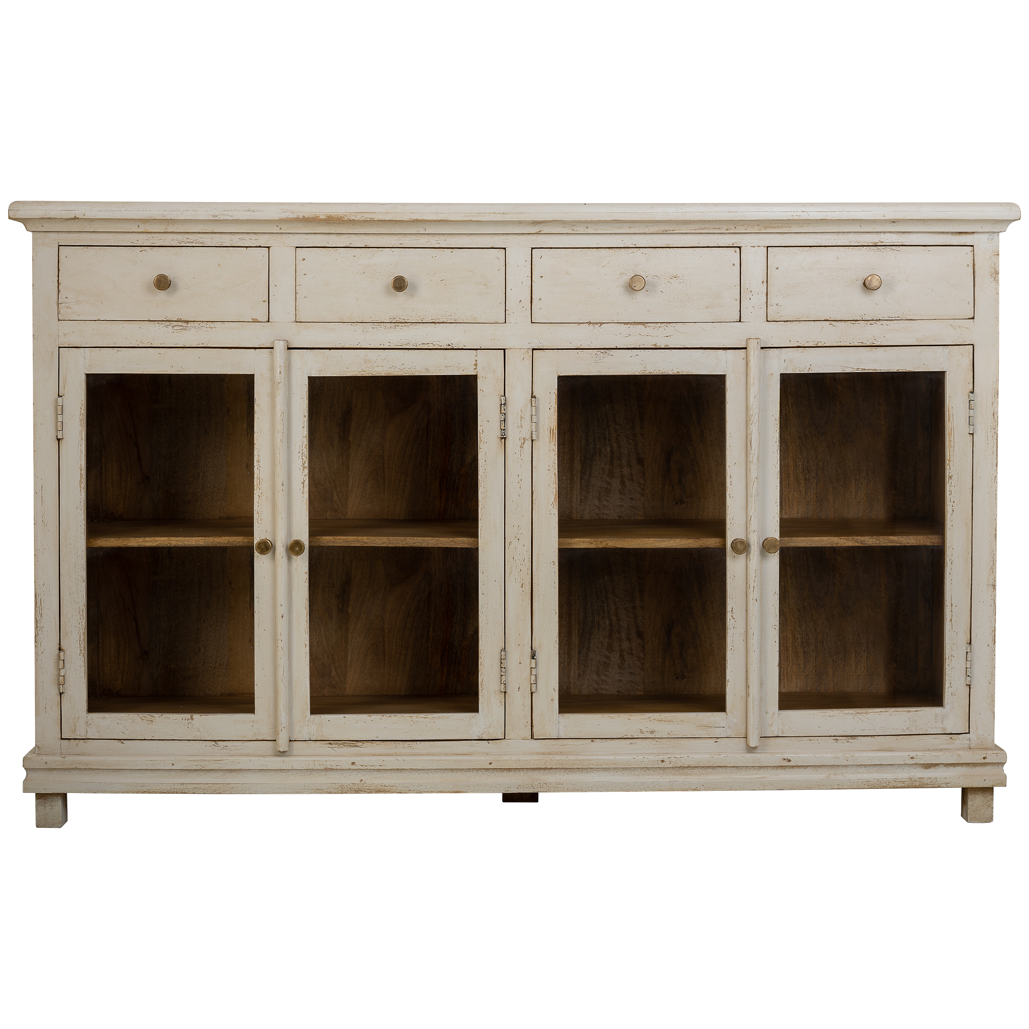 SIDEBOARD MADEIRA/ VIDRO