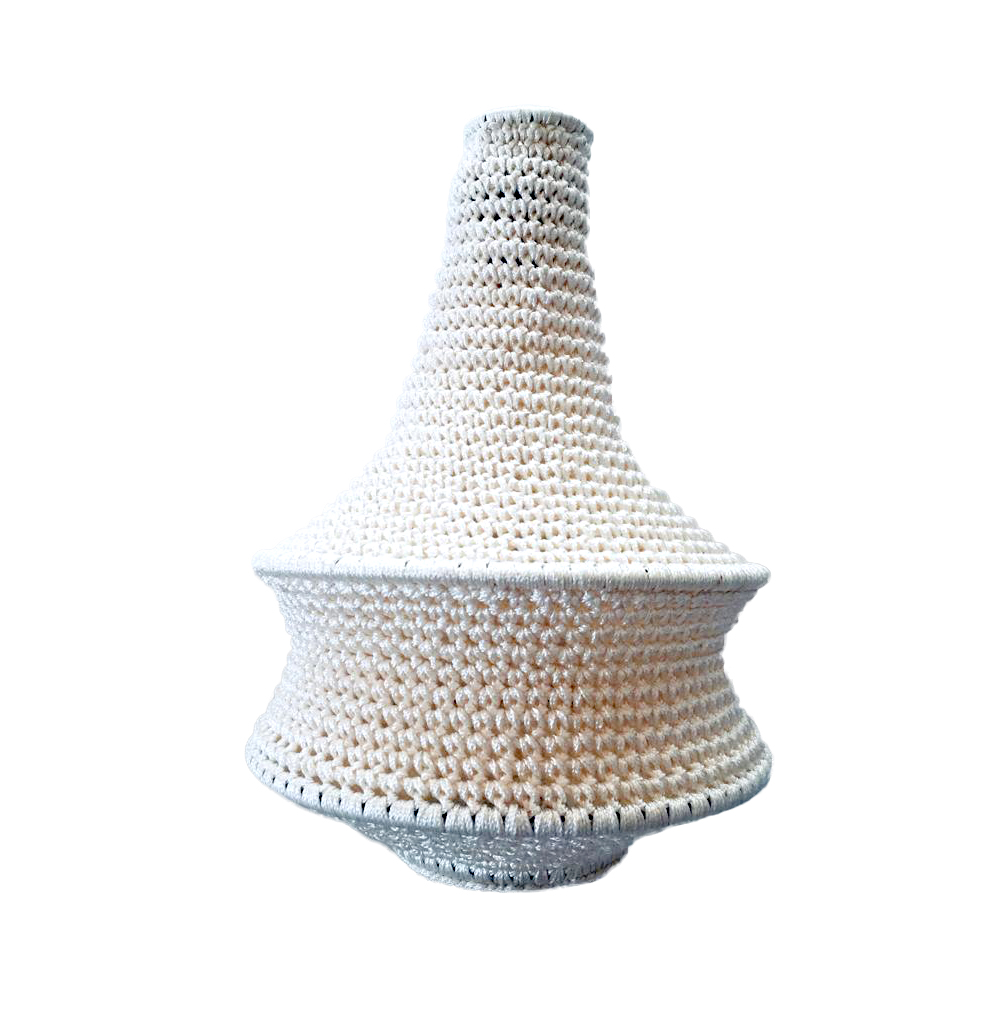 Candeeiro Joosh Crochet Marfim (mini)