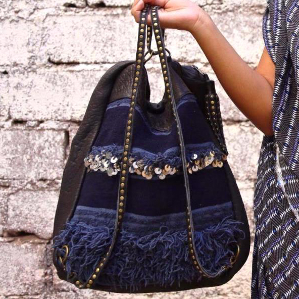 Mochila Atlas Handira - Preto & Indigo