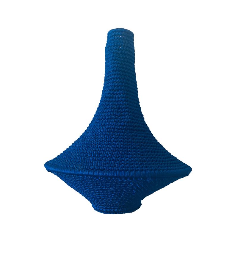 Candeeiro Wahad Crochet Azul (pequeno)
